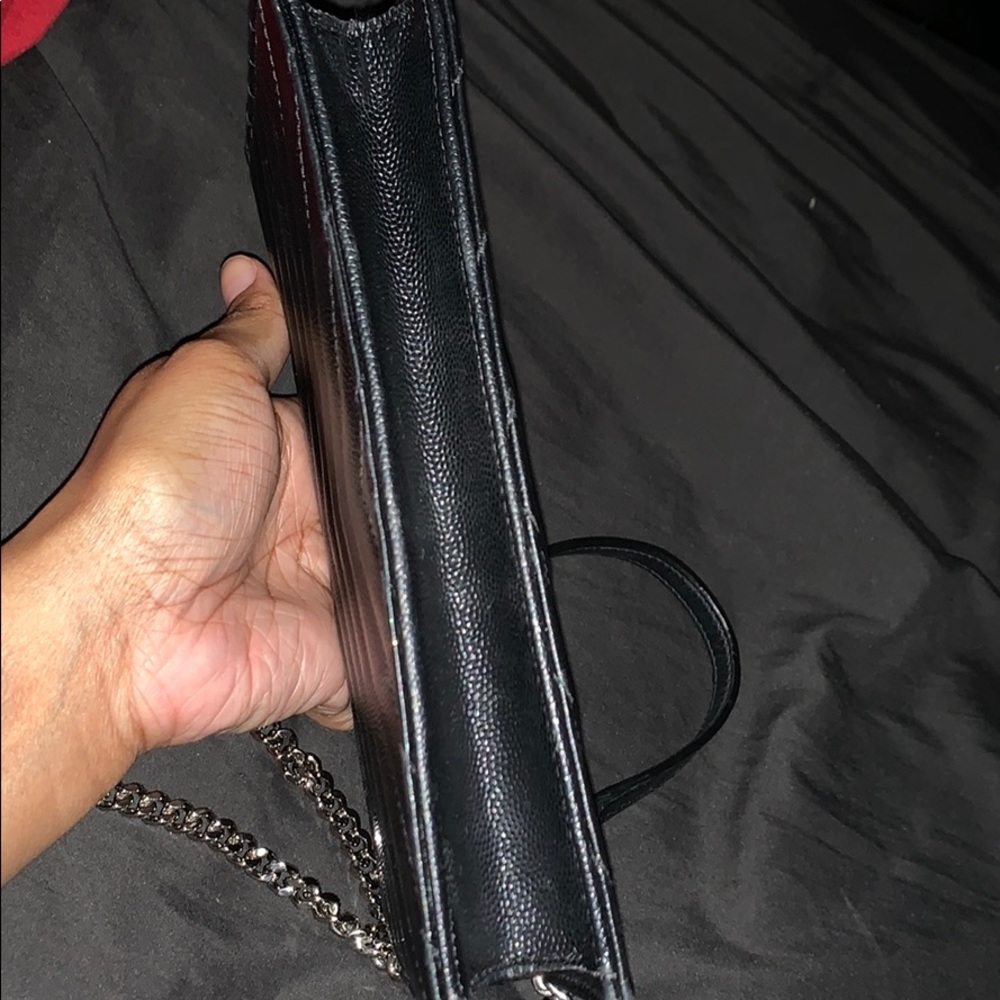 Saint Laurent Black Monogramme Chain Wallet Bag - Picture 8 of 13